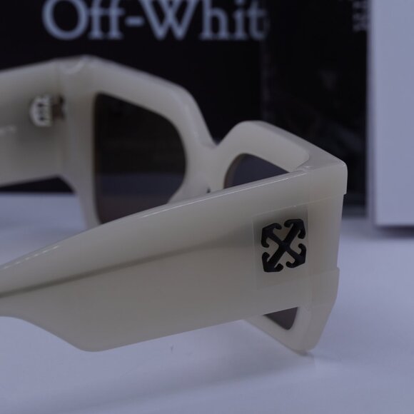 NEW OFF-WHITE SUNGLASSES BEIGE WOMEN EYEWEAR OFF-WHITE OERI148 DOVER 6164 Off-White Virgil Sunglasses 6E55 Beige - eye-oo.com main image 3